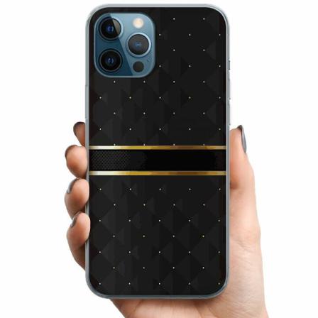 Apple Iphone 12 Pro Tpu Mobilskal Golden Stripes