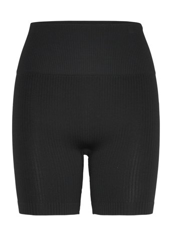 Björn Borg Studio Seamless Ribbed Shorts - Black - M