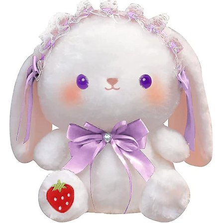 25 cm Kawaii Lolita kanin fylld docka kanin presenter för barn heminredning