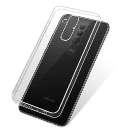 Transparent Silikon TPU-Skal till Huawei Mate 20 Lite