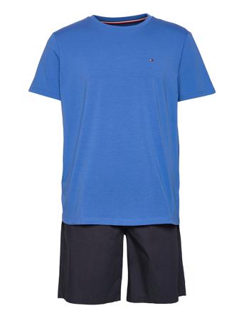 Cn Ss Short Woven Set Pyjama Sininen Tommy Hilfiger