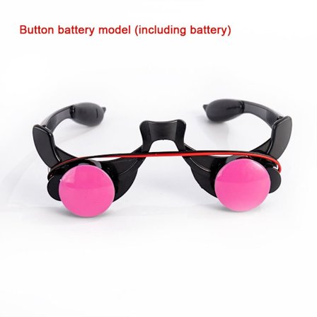 LED-silmälasit, valaisevat lasit BUTTON CELL