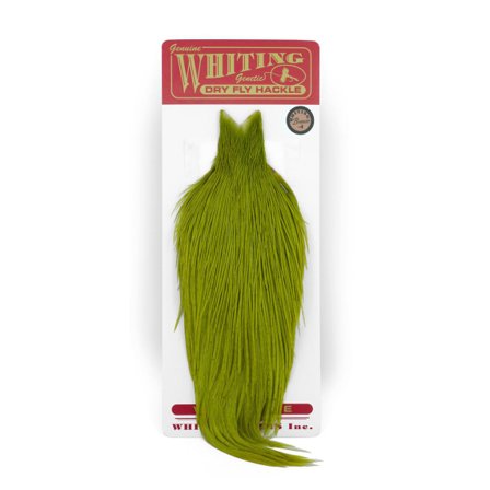 Whiting Bronze Cape White dyed Olive