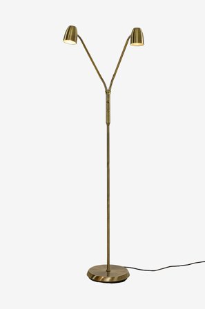 Aneta Lighting - Golvlampa Sandnes - Mässing - Golvlampor - Från Homeroom