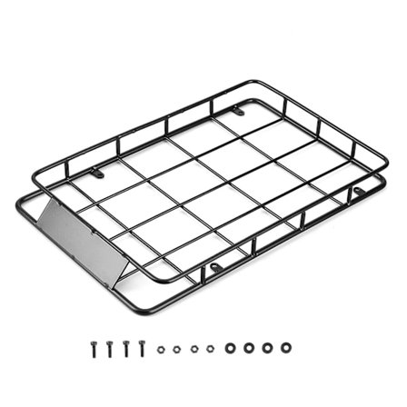230x147mm Takstativ i Metall Kamelkopp Bagasjeboks For 1/10 RC Crawler Bil Axial Scx10 Traxxas Trx4 R