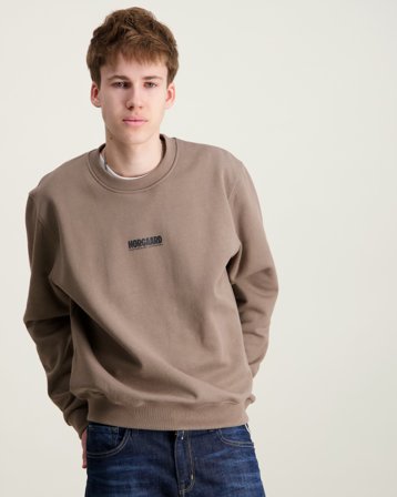 Mads Norgaard Original Sweat Solo Sweatshirt Brun Trøjer Dreng - Kids Brand Store