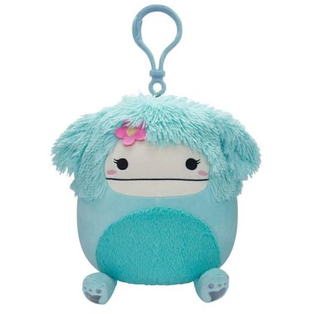Squishmallows Clip-on Joelle Bigfoot med Flower Pin