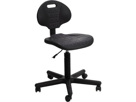 Kontorsstol, plast, svart - Lyreco - Skolmöbler och inredning - Stolar - Stolar och kontorsstolar