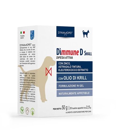 Dynamopet Dimmune D Small 20 Bustine 2,5g