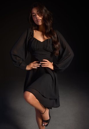 BUBBLEROOM-Sweetheart L/S Dress-38