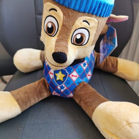 Paw Patrol Vinter Chase XXL Plysjfigur Kosedyr Kosedyr 50 cm KLB