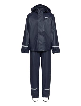 K Bergen Fleece Pu Rainset 2.0 Navy Helly Hansen