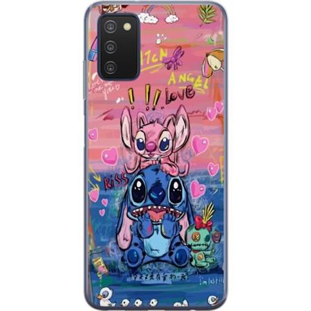 Samsung Galaxy A03s Genomskinligt Skal Stitch konst