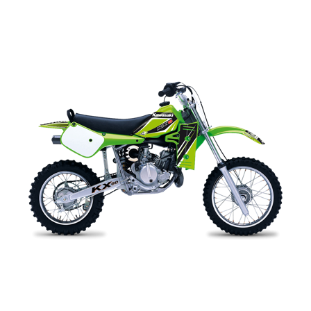 Kit Adesivi Completo Blackbird Dream 4 con Coprisella Verde-Nero-Bianco - Kawasaki KX 60 1985-2003