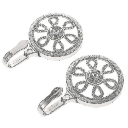 1 Pari Kukka-aiheisia Verhokoukkuja Seosverhokoukkuja Seinäverhokoukkuja