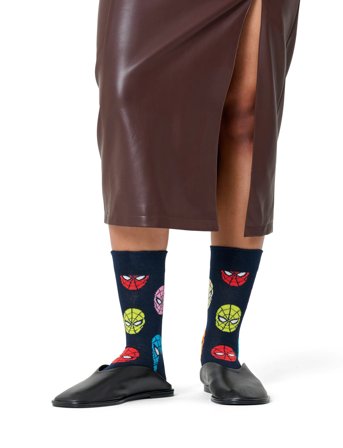 Happy Socks Marvel Spider-Man Spidey Sock - Navy - 36-40