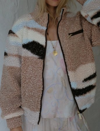 Helmstedt Safiya Fleece Jacket - Beige - M