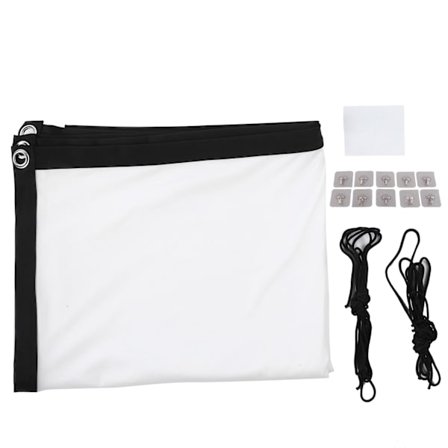 16:9 Projektorlerret Bærbar Projektor Skjerm Videofilm Innendørs Utendørs for Hjem 100in