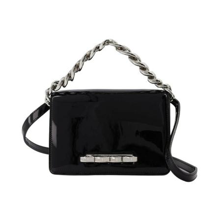 Alexander McQueen, Handbag Zwart, Dames, Maat:ONE Size,leer