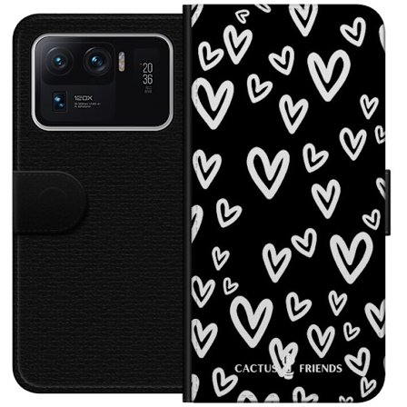 Yhteensopiva Lompakkokotelo Xiaomi Xiaomi Mi 11 Ultra Cactus and Friends - Handdrawn Love Chaos