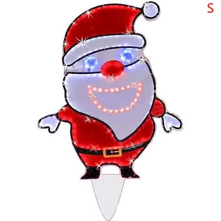 Juledekorationer Udendørs Lysende Dyr, hund, hjort, julemand udendørs