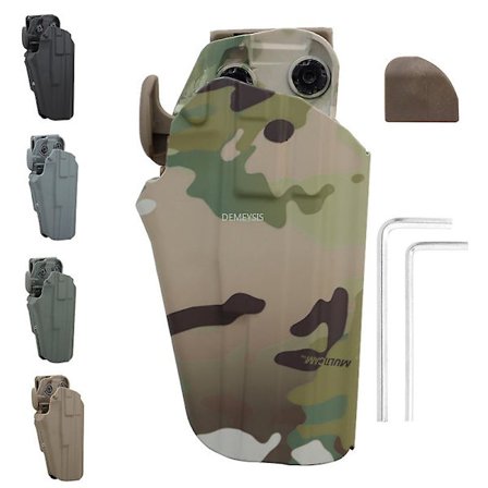 Universal Pistols Lænderem Holster Bærbar Taktisk Paintball Airsoft Lænderem Pistol Bæreetui Skydning Jagt Pistol Holster