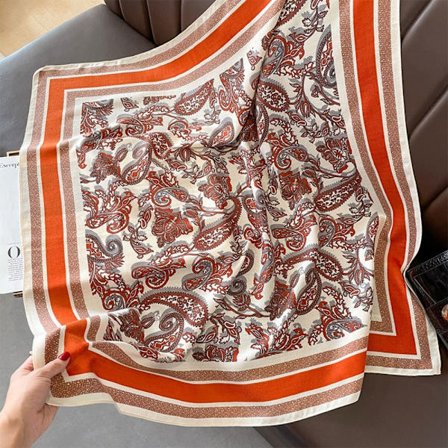 90x90 cm Silkeskjerf Strandsjal 3 3