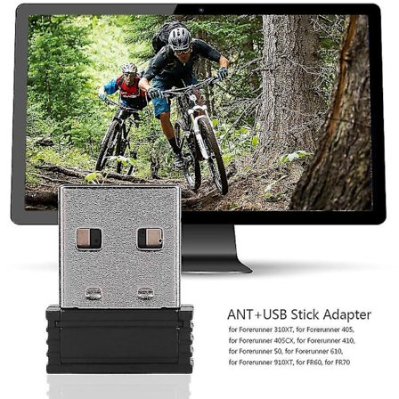 Mini-dongle USB-tikkuadapteri Ant+ Kannettava Garminille