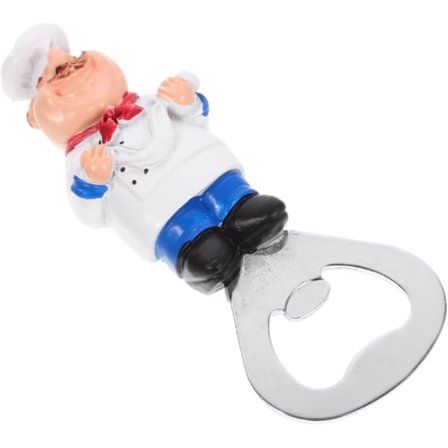 Sjove oplukkere til mænd Magnetisk køleskabsmagnet Kokkeøloplukker