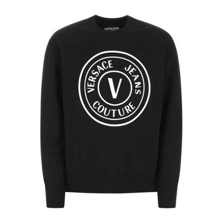 Versace Jeans Couture, Sweatshirts Zwart, Heren, Maat:XS