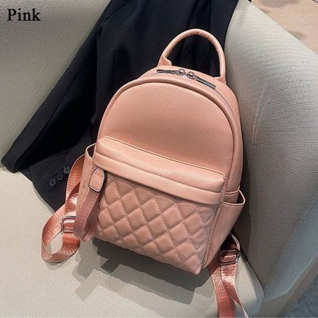 Matkareppu PU-nahkainen laukku, PINK