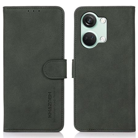 SKALO OnePlus Nord 3 5G / Ace 2V KHAZNEH Plånboksfodral i PU-Läd Grön