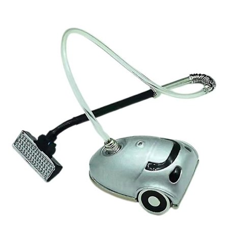 Mini Dammsugare Mångsidig Nyhet 1/12 Skala Dockskåp Dammsugare Ornament För Dekoration