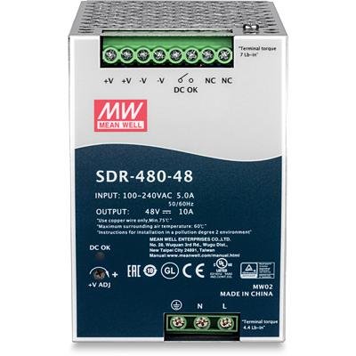 TRENDnet TI-S48048 - strømforsyning - 480 watt - TAA-samsvar