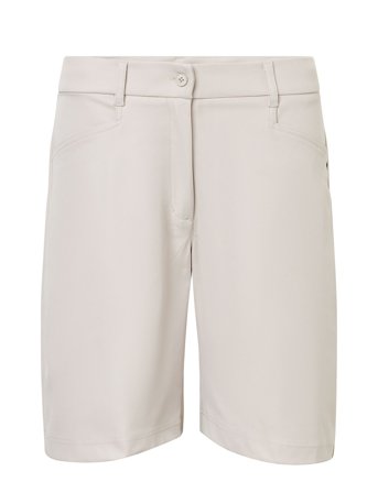 Lds Formby Wide Shorts Beige Abacus