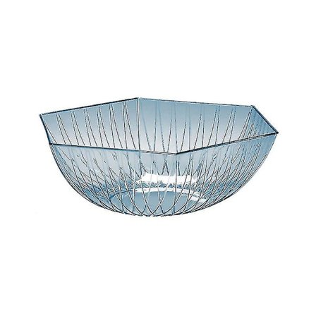 Oregelbunden Fruktskål Korg Geometrisk Tallrik Snacks Godis Förvaringshållare (Storlek, färg: Blå-polygon