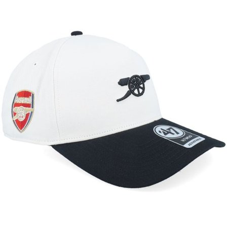 47 Brand - Football Vit adjustable Keps - Hatstore Exclusive x Arsenal Epl- Sure Shot 47 Mvp Dt Sandstone/Black A-Frame Adjustable @ Hatstore