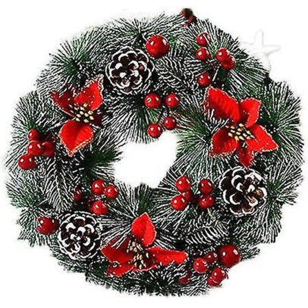 Uusi joulukranssi syksyn ovikoriste käsintehty ovikranssi kukka Santa Claus koriste hyvää joulua koristeet yhteensopiva kotiin