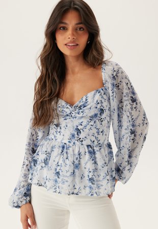 BUBBLEROOM Twist Detail Blouse Klær