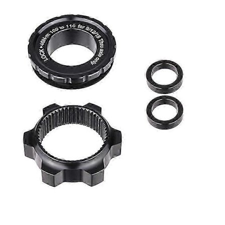 Center Lock Hub Boost Adapter, Center-Lock Kompatibel med 6-Hulls 15X100 til 15X110