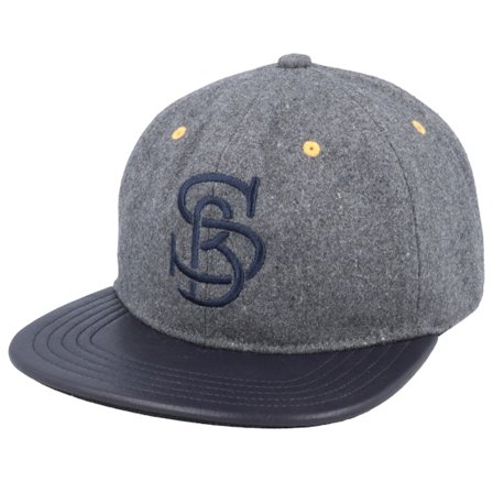 Strøm & Borg - Gris snapback Gorra - Turku Strapback @ Hatstore
