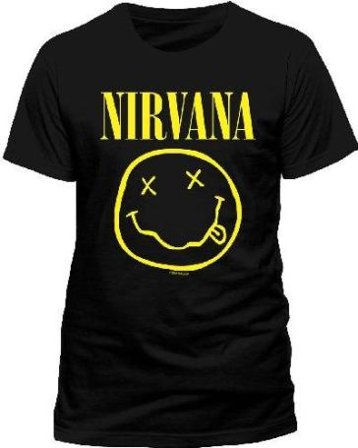Nirvana - Smiley (T-Shirt Uomo XL) NA