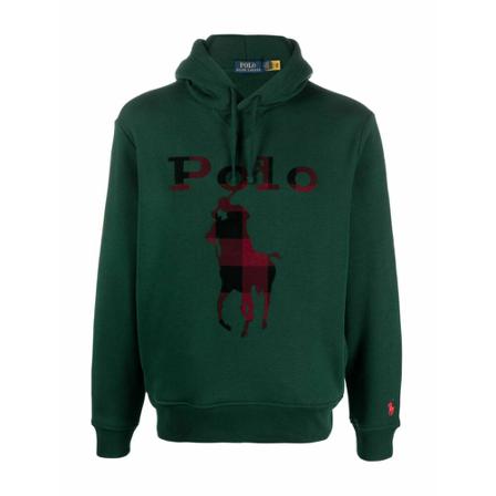 Polo Ralph Lauren Hoodie , Groen , Heren , Maat: L