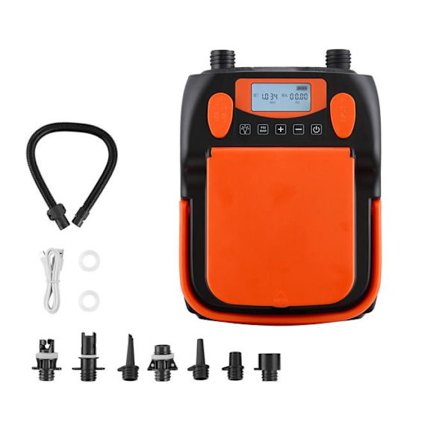 Elektrisk luftpumpe til Paddle-Duoku-20 psi-Oplader til SUP med cigaretstik.