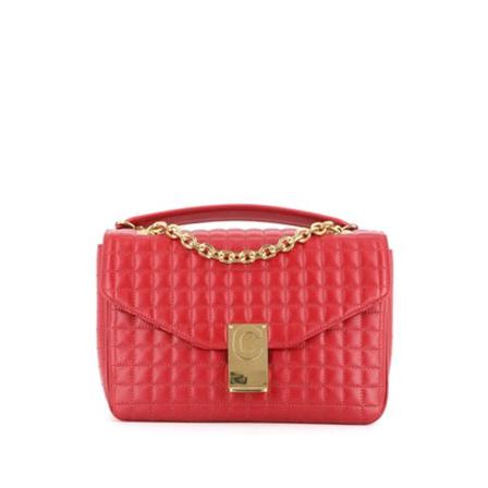 Celine Vintage Pre-owned Shoulder Tas , Rood , Dames , Maat: ONE Size Vintage Tassen