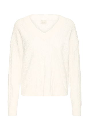 Fransa RENEE PU 1 Sweater Tröjor Dam Vit L