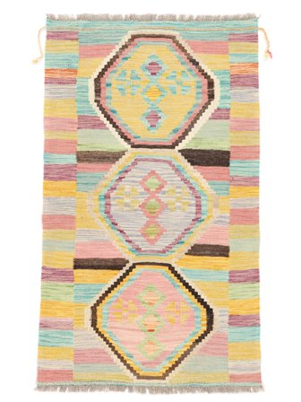 Tribal Lite Kelim Berber Style Teppe 73X170