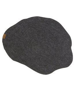 Bordstablett enfärgade Arwen Mörkgrå - Jul - Fondaco