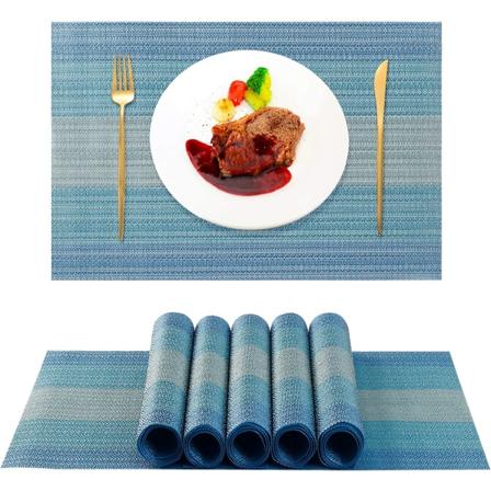 Ruokailualuset sarja 6 pest v kangasta L mm nkest v