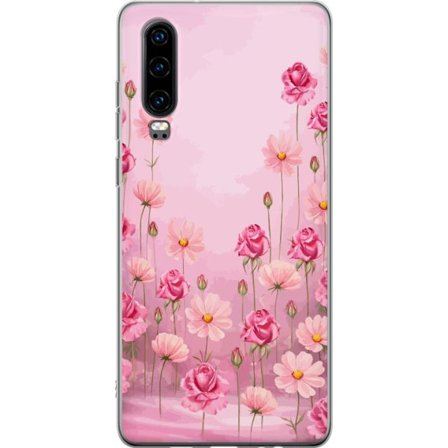 Kompatibel Mobilcover til Huawei P30 Petal Reverie Soft Blush